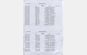Calendrier  Saison  2026/2027   Seniors