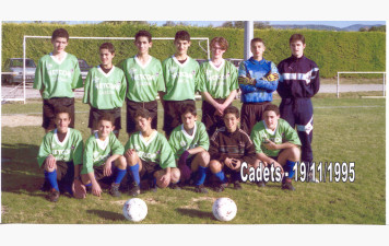 EQUIPE CADET  SAISON   1995